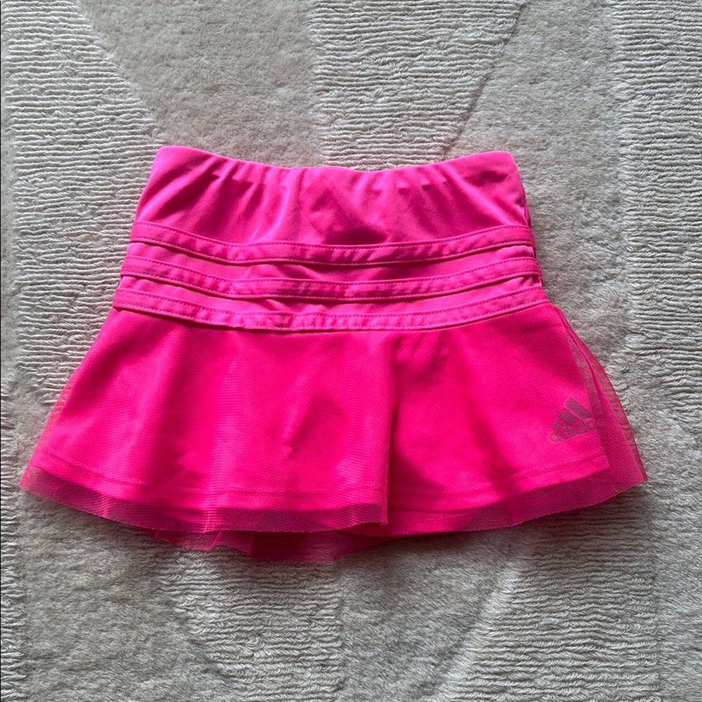 Adidas Vibrant Pink Flared Skirt